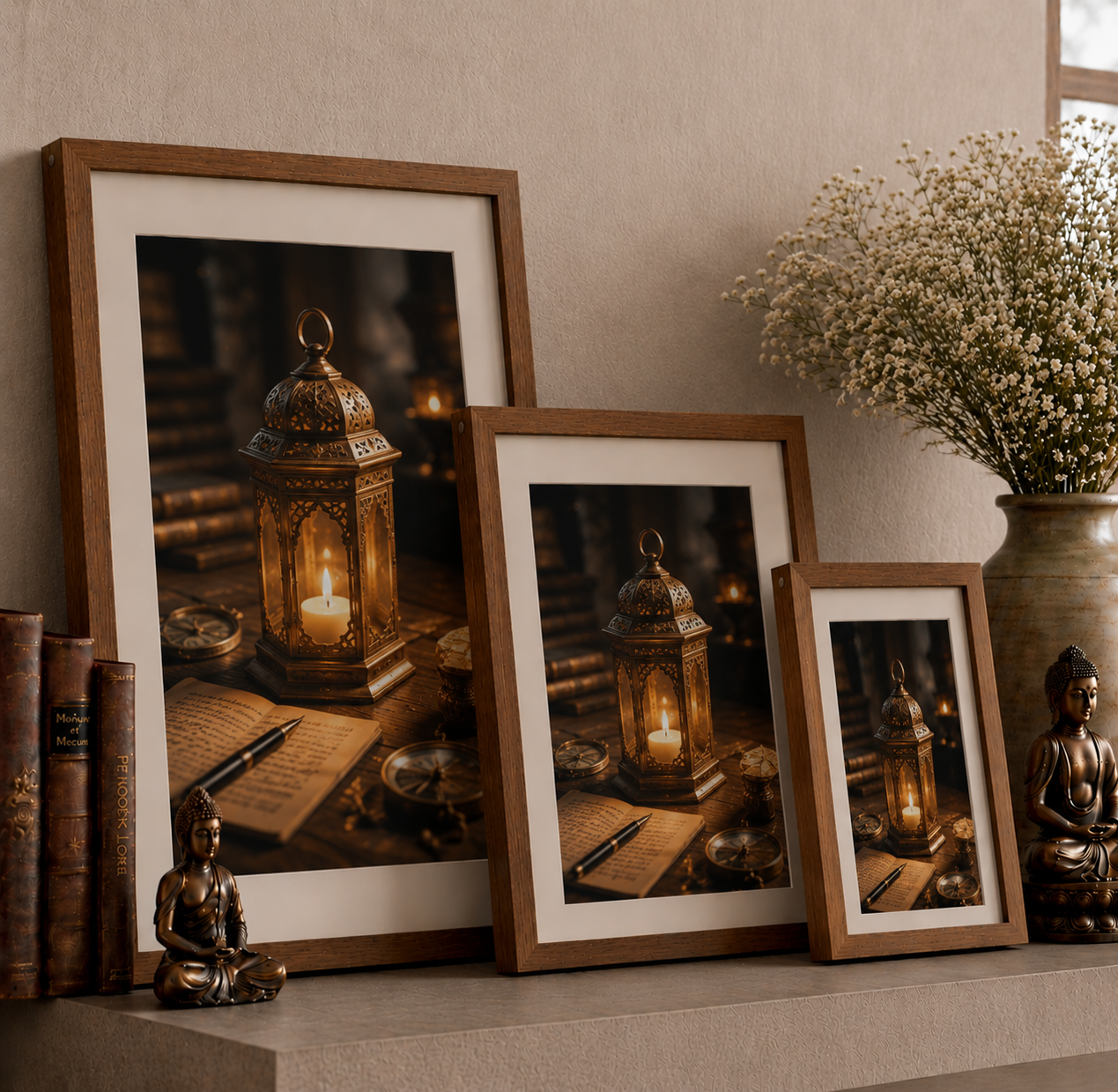 Monarch of Gold: Handcrafted Ornate Butterfly Gallery in Sustainable Eco-Frames
