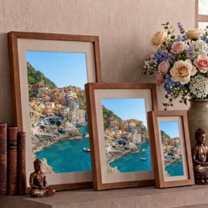 Riviera Dreams: Handcrafted Amalfi Coastal Gallery in Sustainable Eco-Frames