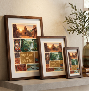 Sacred Essence: Divine Heritage & Nature Gallery in Handcrafted Eco-Frames